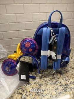 Loungefly Disney Beauty & The Beast Stained Glass AMAZON Excl BACKPACK + EARS