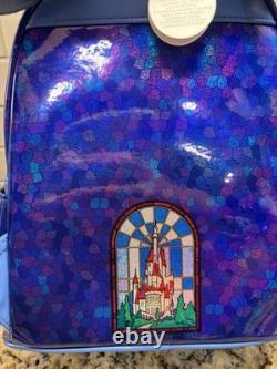 Loungefly Disney Beauty & The Beast Stained Glass AMAZON Excl BACKPACK + EARS