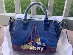 Loungefly Disney Beauty & The Beast Staircase Satchel Bag NWT