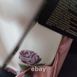 Loungefly Disney Beauty and The Beast 3D Floral Rose Mini Backpack & Wallet NWT