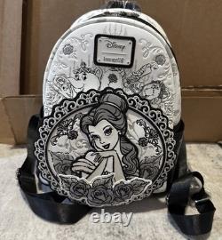 Loungefly Disney Beauty and The Beast Belle Sketch Mini Backpack EE Exclusive