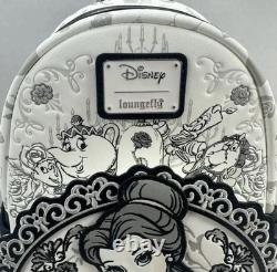 Loungefly Disney Beauty and The Beast Belle Sketch Mini Backpack New with Tags