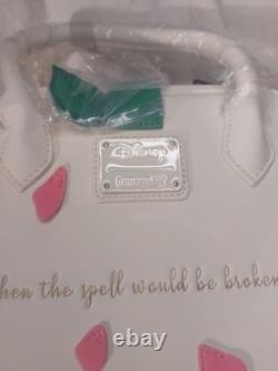 Loungefly Disney Beauty and the Beast 30th Anniversary rose petal crossbody NWT