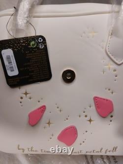Loungefly Disney Beauty and the Beast 30th Anniversary rose petal crossbody NWT
