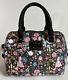 Loungefly Disney Beauty and the Beast AOP Floral Satchel Bag Purse Heart Logo