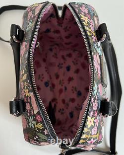 Loungefly Disney Beauty and the Beast AOP Floral Satchel Bag Purse Heart Logo