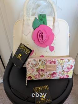 Loungefly Disney Beauty and the Beast Bag + Wallet Set