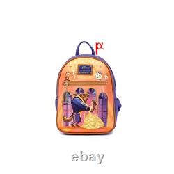 Loungefly Disney Beauty and the Beast Belle Ballroom Dance Mini Backpack LE