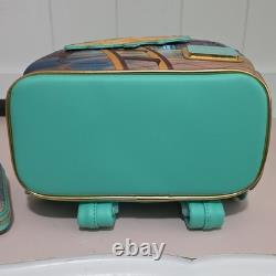 Loungefly Disney Beauty and the Beast Belle Mini Backpack Teal & Zip Wallet Set
