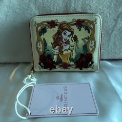 Loungefly Disney Beauty and the Beast Belle Mini Backpack & Zip Wallet Cream