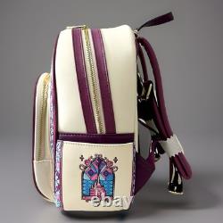 Loungefly Disney Beauty and the Beast Belle Stained Glass Portrait Mini Backpack