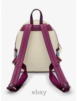 Loungefly Disney Beauty and the Beast Belle Stained Glass Portrait Mini Backpack
