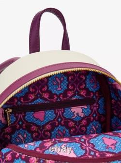 Loungefly Disney Beauty and the Beast Belle Stained Glass Portrait Mini Backpack