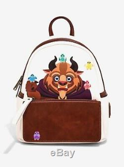 Loungefly Disney Beauty and the Beast Chibi Beast Mini Backpack NWT