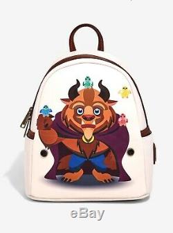 Loungefly Disney Beauty and the Beast Chibi Beast Mini Backpack NWT