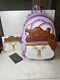 Loungefly Disney Beauty and the Beast Chip Bubbles Mini Backpack + Wallet- NWT