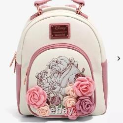 Loungefly Disney Beauty and the Beast Floral Portrait Set