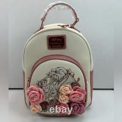 Loungefly Disney Beauty and the Beast Floral Portrait Set