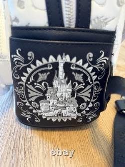 Loungefly Disney Beauty and the Beast Mini Backpack Black White Gray