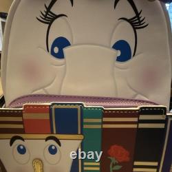 Loungefly Disney Beauty and the Beast Mrs. Potts Mini Backpack see photo