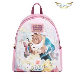 Loungefly Disney Beauty and the Beast Portrait Mini Backpack Set