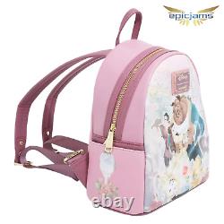 Loungefly Disney Beauty and the Beast Portrait Mini Backpack Set