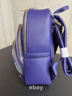 Loungefly Disney Beauty and the Beast Purple Multicolor Mini Backpack