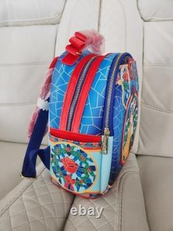 Loungefly Disney Beauty and the Beast Stained Glass Mini Backpack & Wallet Set