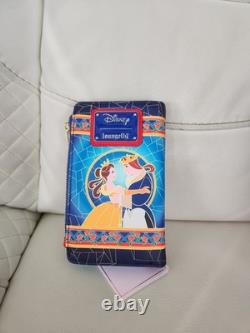 Loungefly Disney Beauty and the Beast Stained Glass Mini Backpack & Wallet Set