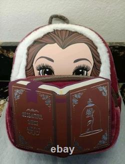 Loungefly Disney Beauty and the Beast Winter Belle Mini Backpack NWT