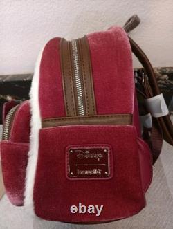Loungefly Disney Beauty and the Beast Winter Belle Mini Backpack NWT
