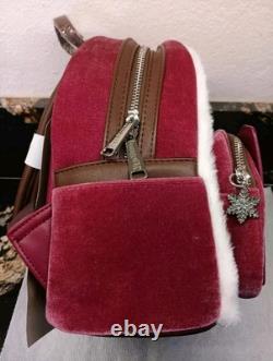Loungefly Disney Beauty and the Beast Winter Belle Mini Backpack NWT