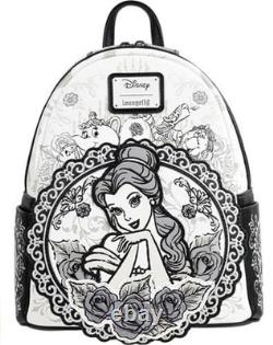 Loungefly Disney Beauty & the Beast Belle Sketch Backpack EE Exclusive NWT