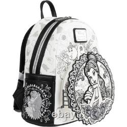Loungefly Disney Beauty & the Beast Belle Sketch Backpack EE Exclusive NWT