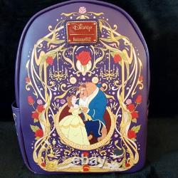 Loungefly Disney Bell Beauty and the Beast Mini Backpack & Wallet NWT Very Rare