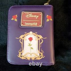 Loungefly Disney Bell Beauty and the Beast Mini Backpack & Wallet NWT Very Rare