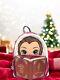 Loungefly Disney Winter Belle Book Mini Backpack Beauty and the Beast