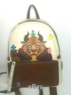 Loungfly Beauty & the Beast Disney Chibi Mini Backpack Crossbody