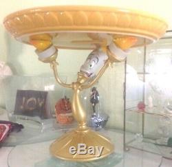Lumiere Cake Stand Serving Platter Beauty & The Beast RARE HTF
