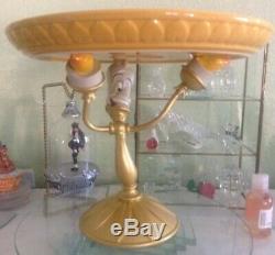 Lumiere Cake Stand Serving Platter Beauty & The Beast RARE HTF