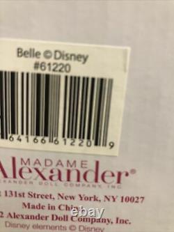 MADAME ALEXANDER DOLL 18 Belle DISNEY Princess Beauty & the Beast #61220