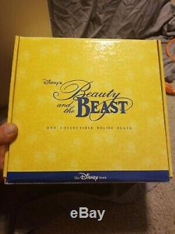 MINT Disney Beauty and the Beast An Enchanted Evening Relief 3D Plate