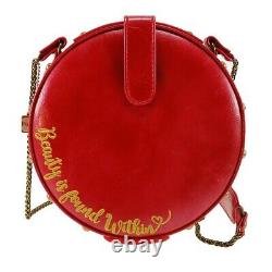 Mary Frances Disney Beauty & The Beast Beauty Within Beaded Crossbody Rose Bag