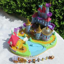 Mini Polly Pocket Disney Belle Beauty and the Beast 100% Komplett Magical Castle