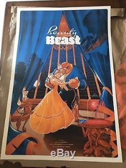 Mondo Martin Ansin Disneys Beauty and The Beast Screen Print