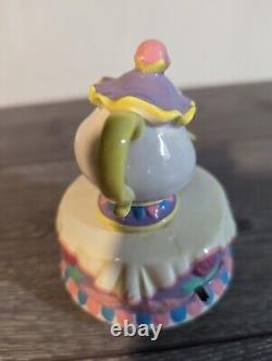 Mrs. Pots & Chip Beauty & The Beast Disney Schmid Ceramic Music Box Cute EUC