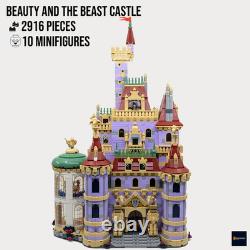NEW Beauty and the Beast Castle 2916 Pieces Disney Fantasy Toy Model
