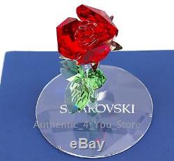 NEW Disney Beauty & the Beast Enchanted Rose Swarovski LE 350 Glass Figurine NIB