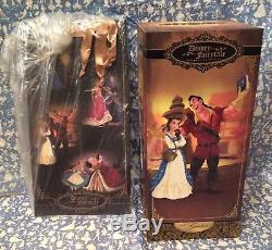 NEW Disney Belle & Gaston Fairytale Designer Doll Set Beauty & Beast Limited LE