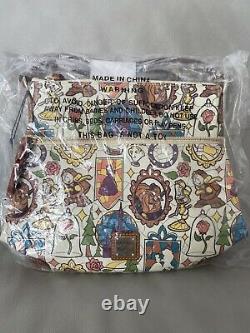 NEW Disney Dooney & Bourke Beauty and the Beast Letter Carrier Crossbody Bag NWT
